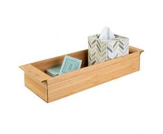 InterDesign Formbu Bar Seifenschale für Badezimmer Eitelkeiten, Küche Spüle Tief Bambus