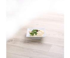 Holst Porzellan YK 011 Quaderschale auf Fuss 12 cm YoYo, weiß, 12 x 12 x 3.5 cm, 6 Einheiten