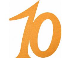 Petras Bastel News Streudeko, Fliz, Gelb, 18 x 12 x 3 cm, 25-Einheiten