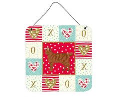 Carolines Treasures American Bobtail #2 Cat Love Türaufhänger, Wanddekoration, Mehrfarbig