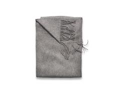 Sofia Cashmere WTF14-A Kaschmirdecke, 167,64 x 142,24 cm, Grau