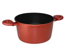 Aeternum Koralle Induction Topf, induktionsgeeignet 24 cm Rosso Corallo