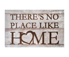 Golze 1500070008006 LS-Mats, Design Home Herz Premium Fussmatte, Mikrofaser, Mehrfarbig, 67 x 110 x 1, cm