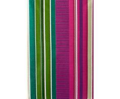 Newbridge Fiesta Southwestern Party Print Vinyl Flanell Rückseite Tischdecke, hell und festlich aufeinander abgestimmt, wasserfest, für Terrasse, Grill, Picknick, Küche Südwest 70 Round Fiesta Stripe