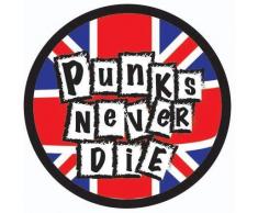 OTA Sticker Punk Nie die (2 Stück) Marke Music Rock Heavy Metal Emo Logo Scrapbook Fenster Helm Motorrad Chopper Tür Skateboard Auto Laptop Laptop Tasche Tasche Tasche Handy Tablet Spiegel Symbol Aufkleber