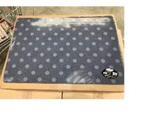 Fidacasa Frühstücksbrettchen Pois, Grau, 30 x 45 cm