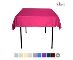 SilkLove Tischdecken, 137 x 137 cm, Fuchsia, 54 x 54 Inch-Square