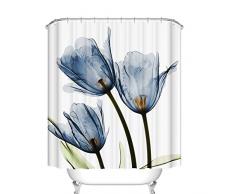 Fangkun Dusche Vorhang – wasserdicht, Seife, und Schimmelresistent – maschinenwaschbar – Dusche Haken sind enthalten 72 x 72 inches Yl128#