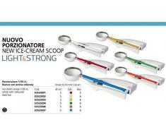 PIAZZA 8286017 Fibergl Portionierer Eisportionierer, 50 mm, hellblau, Stahl, Weiß/Hellblau