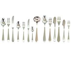 MEPRA 101028113P Hohlgriff Norma Besteck Set 113, Silber