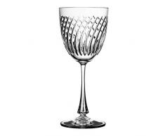 Crystaljulia Rotweinglas, Kristall, 250ml, 8.5 x 8.5 x 19.5 cm, 6-Einheiten