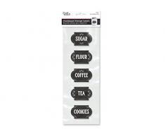 Craft Décor Kreidetafel Aufbewahrung Label Aufkleber, 11,4 x 30,5 cm