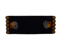 Home Collections by Raghu Tischläufer Bittersweet Korb, Schwarz