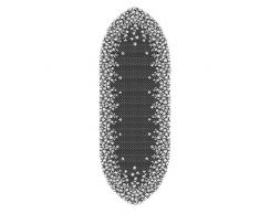 Heritage Lace Blossom Läufer 12 inch by 46 inch Natur