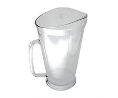 Co-Rect Plastic Pitcher, 60 oz, Clear