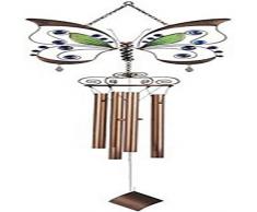 StealStreet offener Wing Butterfly Kupfer Straff Windspiel mit Aufhängen, quadratisch, 99,1 cm