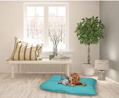 Elegant Hundekissen Maxy, Wasser, 60x100cm