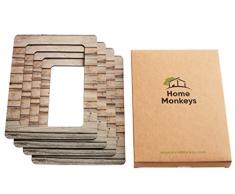 Magnetischer Bilderrahmen aus Kunststoff für 4 x 6 Fotos für Kühlschrank & Metall Oberflächen leicht zu Ort Magnete wertvolle Foto wrinkleless Grip starkem Magnet Elegantes Design Lebenslange Garantie von homemonkeys