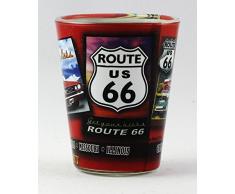 Route 66 Poster Art Shot Glas RTP