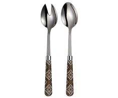 Campagne Orient Salatbesteck, Edelstahl, Taupe, 25 x 5 x 3,5 cm