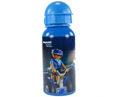 PLAYMOBIL City Action – Trinkflasche 400 ml mit Polizei Motiv Kinder, Aluminium, 400ml