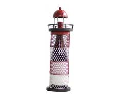 Made Easy Kit Weinregal Flaschenhalter Skulptur – Premium Einrichtung Home Statute Metall Tischdekoration Lighthouse