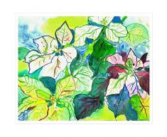 Betsy Drake Weihnachtsstern Wand-Außenleuchte hängend, weiß, 61 x 76,2 cm