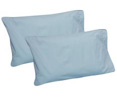 Gilbins Spannbettlaken für Babybett, 30 x 75 cm 2 Pillowcases blau