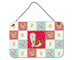 Carolines Treasures Havanese #2 Love Türaufhänger, Wanddekoration, Mehrfarbig