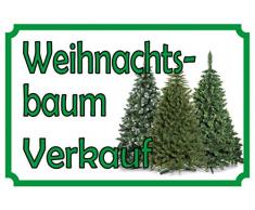 Schatzmix Weihnachten Weihnachtsbaum Metallschild Wanddeko 20x30 cm tin Sign Blechschild, Blech, Mehrfarbig
