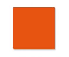 first4magnets⢠TF-TZ4003 Quadrat c/w 10 Magnete Magnettafel, Metall, Silber, 40 x 20 x 5 cm