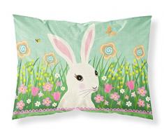 Osterhase Stoff Standard Kissenbezug