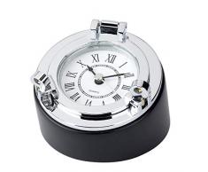 Nauticalia Bullauge Tischuhr, Chrom