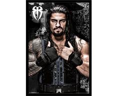 Unbekannt Trends International Wand Poster Pokémon Mega Evolutions Gerahmte Version 22.375 x 34