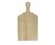 Servierbrett aus Kiefernholz, unlackiert, für Kunst- und Bastelarbeiten Traditionell Traditional 17,8 x 35,6 x 2,5 cm.