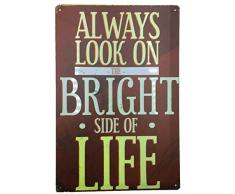 AIQIBAO Aikibao Metallschild, Vintage-Wanddekoration, für Küche, Zuhause, Garage, Bar, Pub, Outdoor, Retor, Kunstschild, 30,5 x 20,3 cm 142