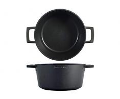 H&H 736551 Alessandro Borghese Equipe Stielkasserolle, antihaftbeschichtet, 20 cm, Induktion, Aluminium