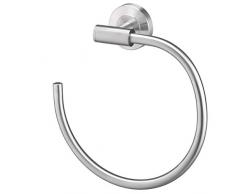 AMARE Handtuchhalter Ring, Exklusiver Handtuchhalter aus Edelstahl, Badaccessoires, Bad Badezimmer, Handtuchhaken Handtuchhalterung Handtuchring (Edelstahl)