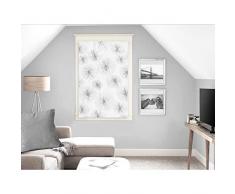 Soleil docre Lionel Scheibengardine, Voile, Polyester, Weiß, 60 x 90 cm