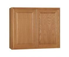 RSI Home Products Hängeschrank, mittelgroß, Eichenholz-Finish, 91,4 x 76,2 x 30,5 cm