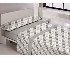 Gale Hayman Style Libela Morella Bettwäsche Winter, Polyester, Grau, 190 x 90 x 3 cm