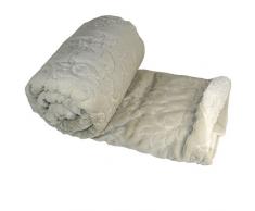 Home Soft Things Überwurfdecke Landhausstil 50 x 60 beige