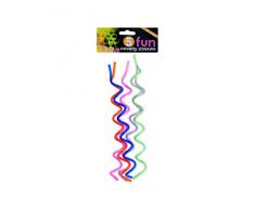 StealStreet Fun Swirl Neuheit Trinkhalme Set