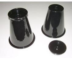 Stahl Bett aufstehen,, schwarz, 15,2 cm Lift, eine Reihe von 6