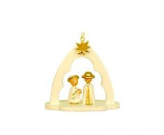 Alexander Taron 10-0182 Christliche Ulbrichter Figur Heilige Familie im Bogen H x B 7 x T 2,5 cm, Orange