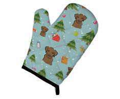 Caroline s Treasures bb5023ovmt Weihnachten Schokolade Labrador Ofenhandschuh, 30,5 cm von 21,6 cm Multicolor