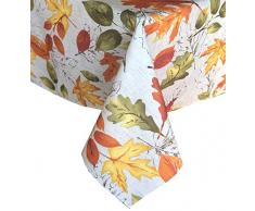 newbridge Herbstbreeze Servietten-Set mit Blättermotiv, Stoff, Erntedankfest, Herbstblätter, Blumenmuster, Saison-Tischdecken und Servietten, Polyester-Mischgewebe, Multi, 60 x 144 Oblong
