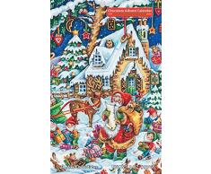 Adventskalender Santas Helpers, Schokoladenbraun