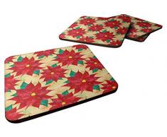 Caroline s Treasures bb7485fc Weihnachtsstern Weihnachten Dekorative Untersetzer, 3,5, multicolor