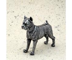 Danforth Boxer Hund Zinn Figur